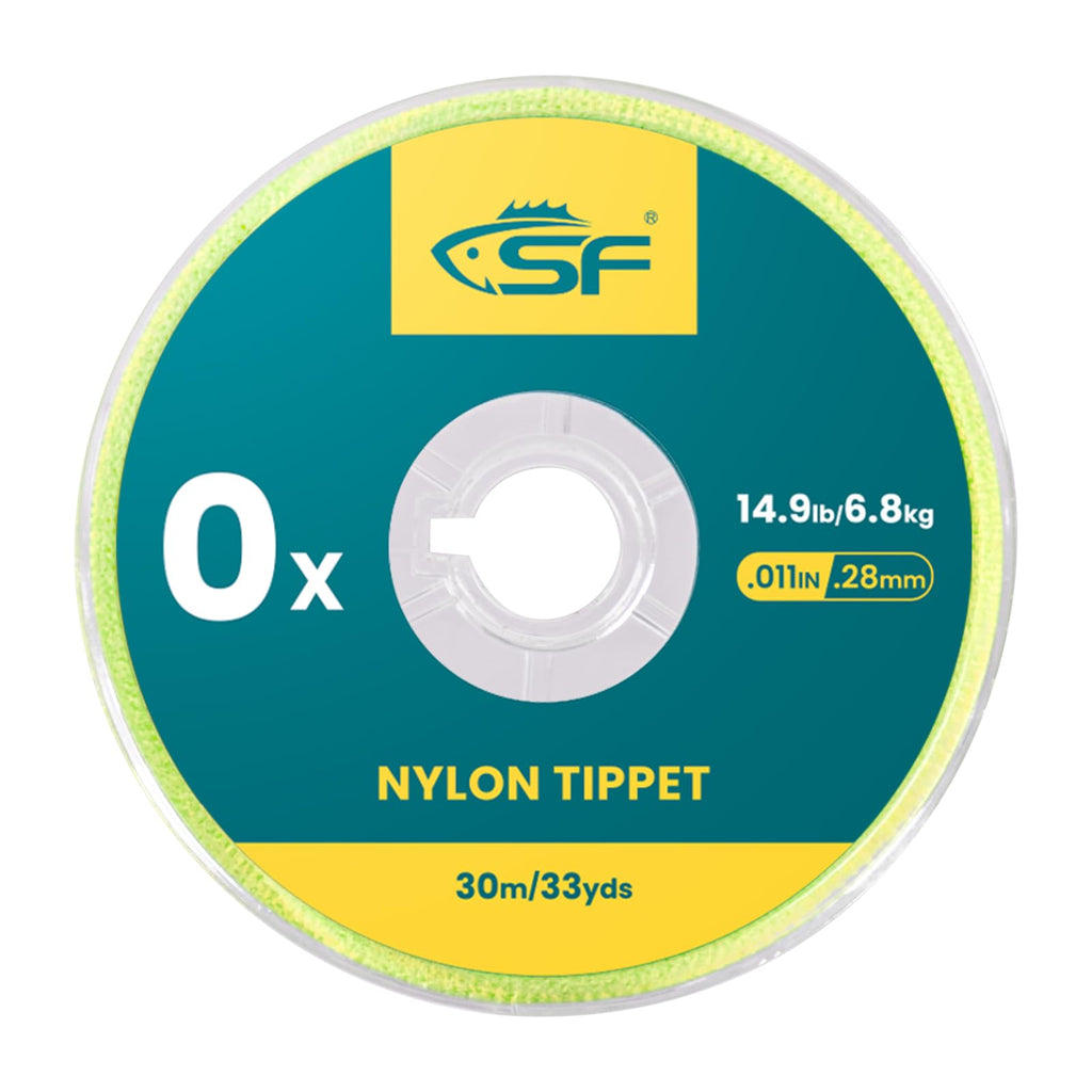 Sf Clear Monofilament Nylon Tippet Line Fly Fishing Tippets Leaders Trout # 75M 0X 1 Pack