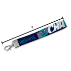 Rico Industries Nba Basketball Charlotte Hornets Wrist Lanyard Key Chain, Cute Wristlet Strap Keychain Holder For Women Men Car