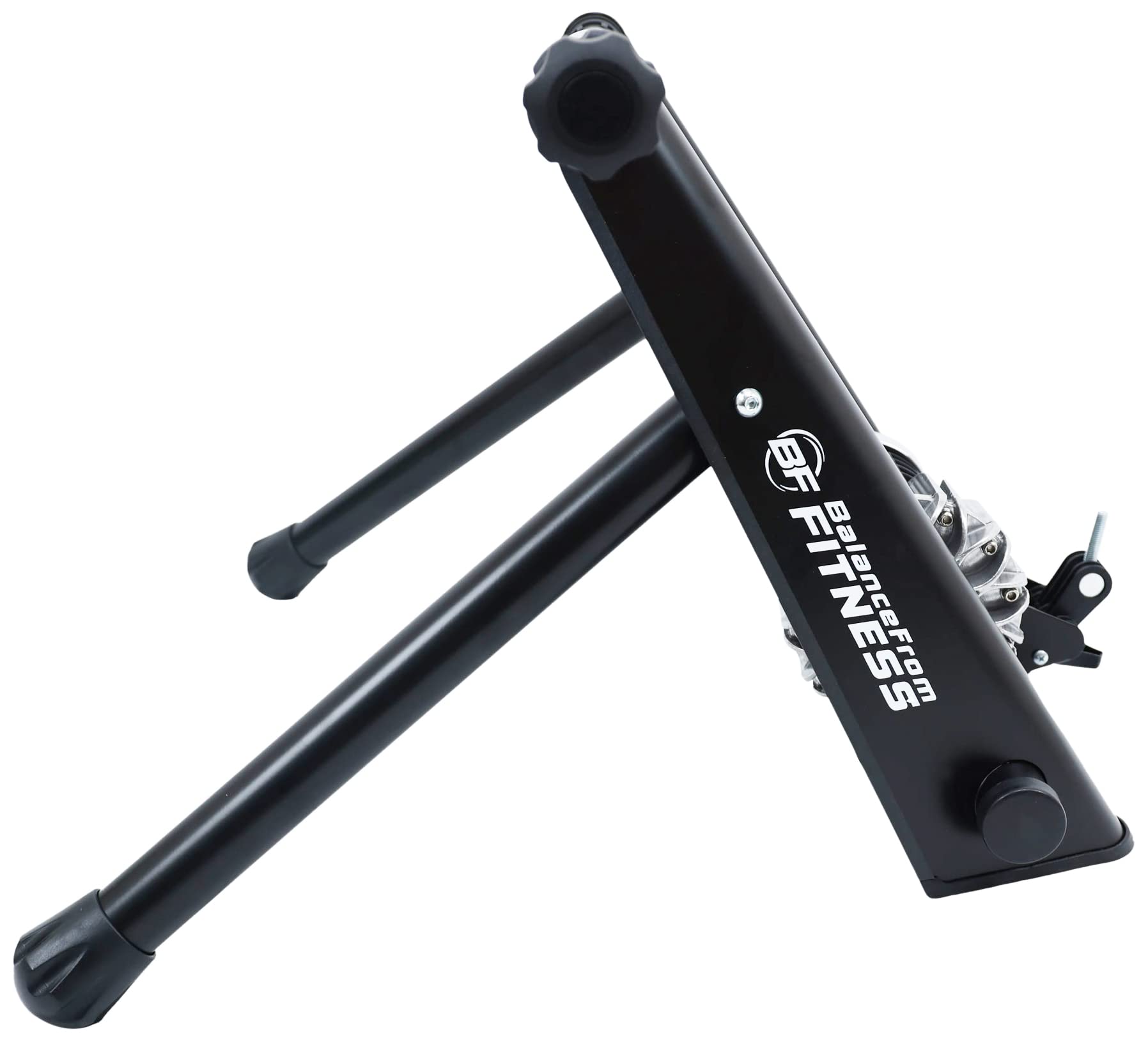 Fitvids Bike Trainer Stand Steel Bicycle Exercise Fluid Magnetic Stand With Front Wheel Riser Block