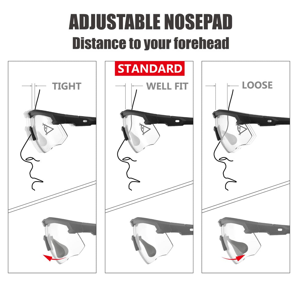 HTS HUNTERSKY HTS ballistic Glasses men S57 safety glasses tactical glasses, eye protection for shooting range OSHA Medical Dent