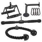 Dynasquare Cable Attachments For Home Gym, Lat Pulldown Attachment, Weight Machine Accessories, Straight Pull Down Equipment, V-