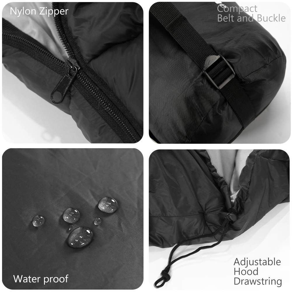 Mantuole Heated Sleeping Bag 5Pcs Multi Usb Power Support Heating Pads,Operated With Battery Power Bank Or Other Usb Power Suppl