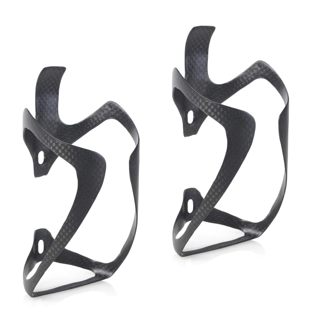 Thinktop Ultra-Light Full Carbon Fiber Bicycle Bike Drink Water Bottle Cage Holder Brackets For Road Bike Mtb Cycling (2 Pieces 