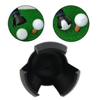 Heyous Black Golf Ball Retriever For Putter Golf Ball Retriever Grabber Pick Up, Back Saver Claw Put On Putter Grip,Suction Cup