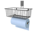 Gator Magnetics Magnetic Basket with Paper Towel Holder for Garage, Shed, Workshop, Kitchen or Laundry - Utility Storage Organiz