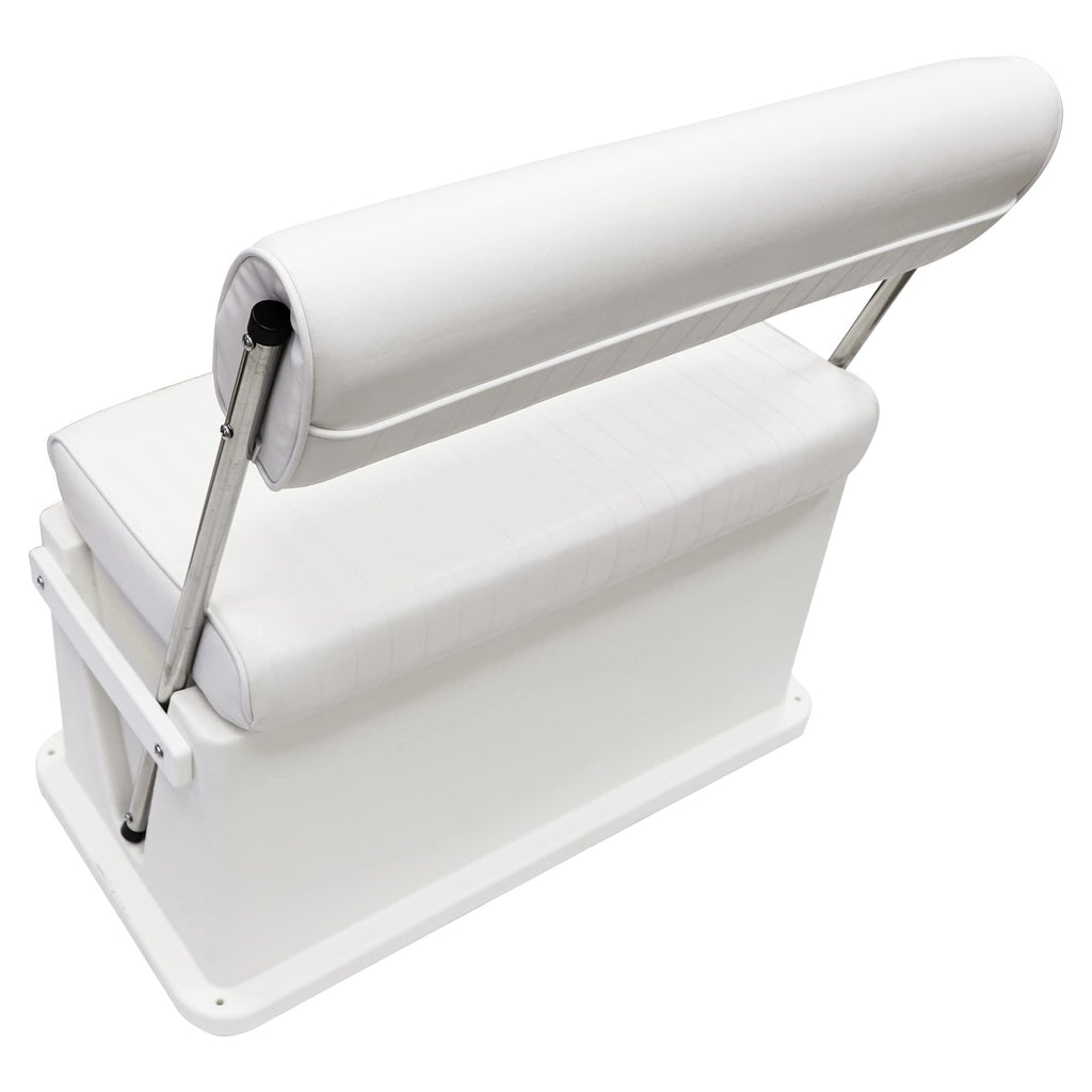 Wise 8Wd437Ss-784 Offshore Swingback Cooler/Storage Seat, Brite White, 62 Qt.