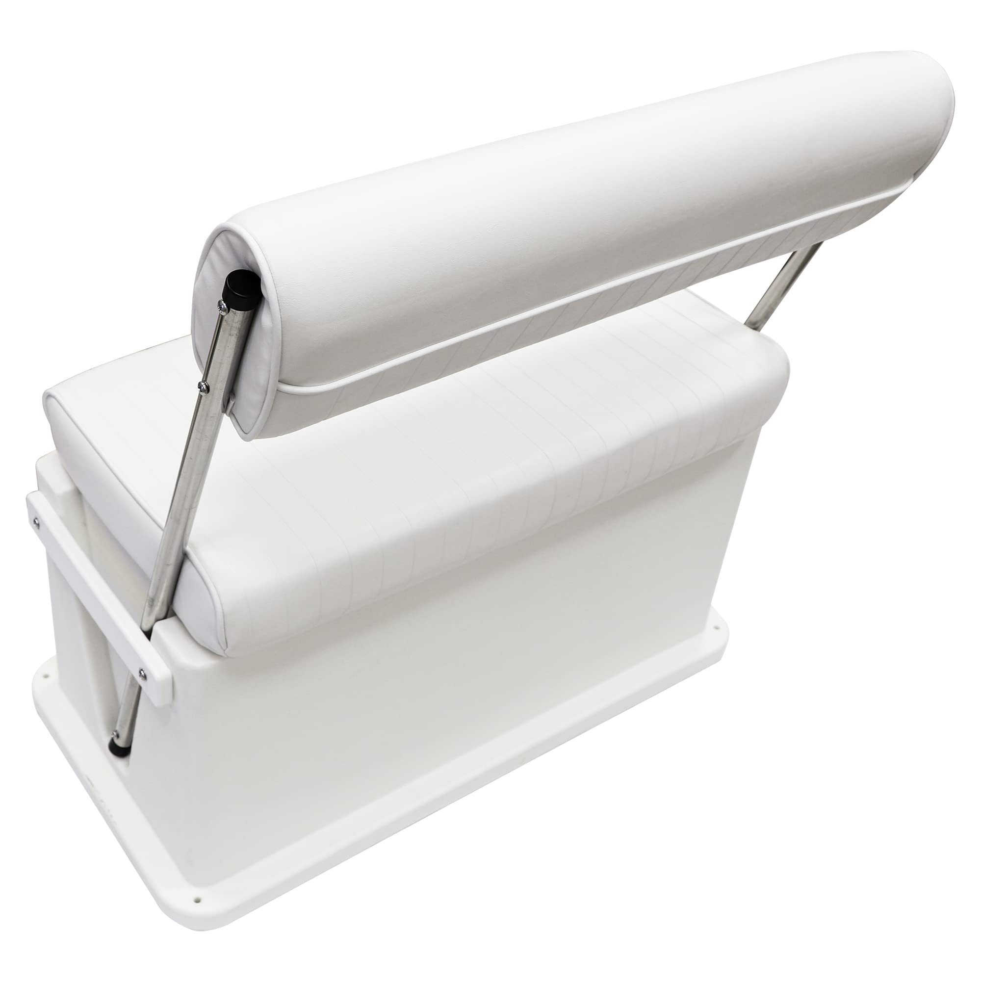 Wise 8Wd437Ss-784 Offshore Swingback Cooler/Storage Seat, Brite White, 62 Qt.