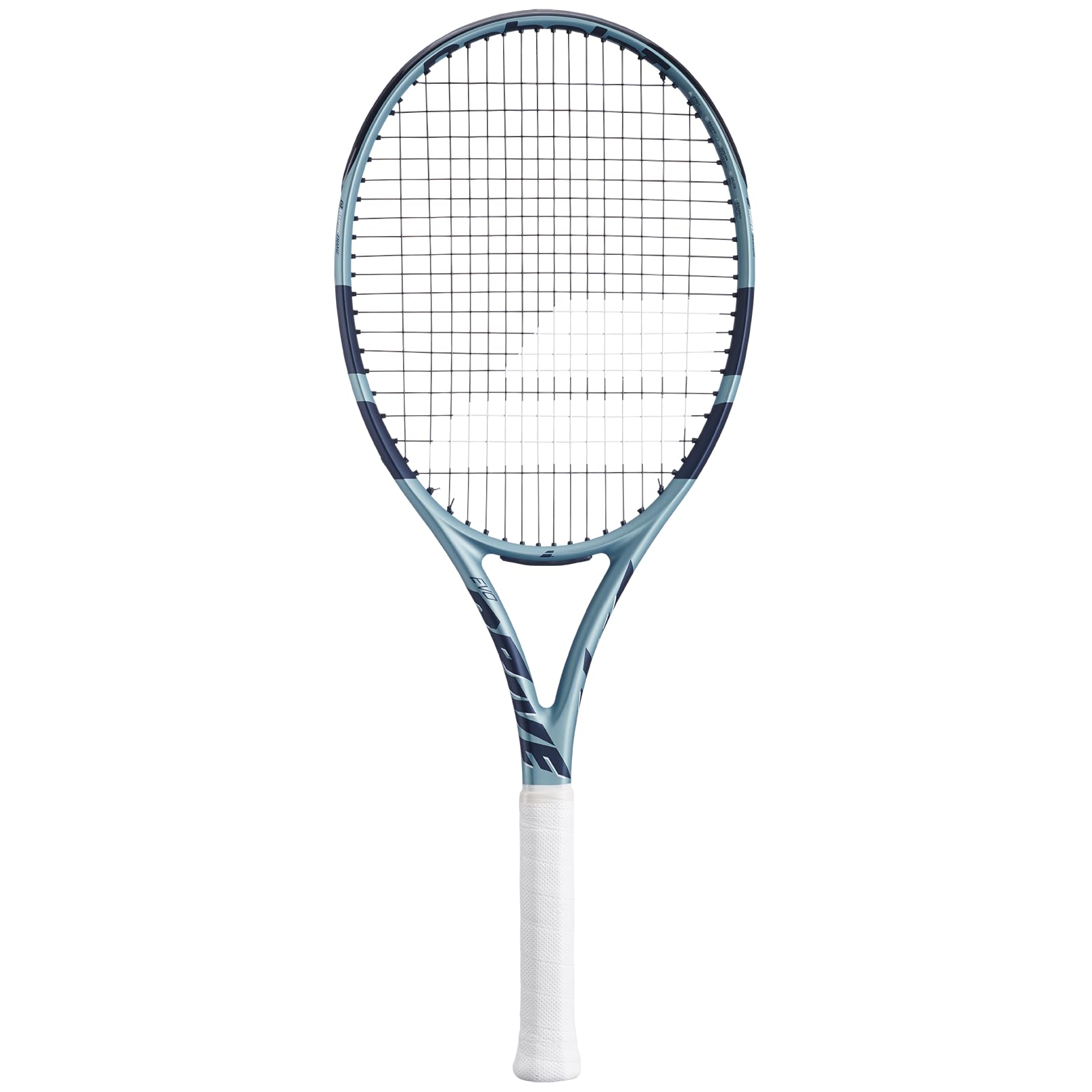 Babolat Evo Drive 2nd Gen Tennis Racquet - Strung with 16g Black Syn Gut at Mid-Range Tension (4 1/8 Grip)