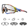 KAPVOE Photochromic cycling glasses Men Women Mountain Bike Sunglasses clear MTB Bicycle Riding