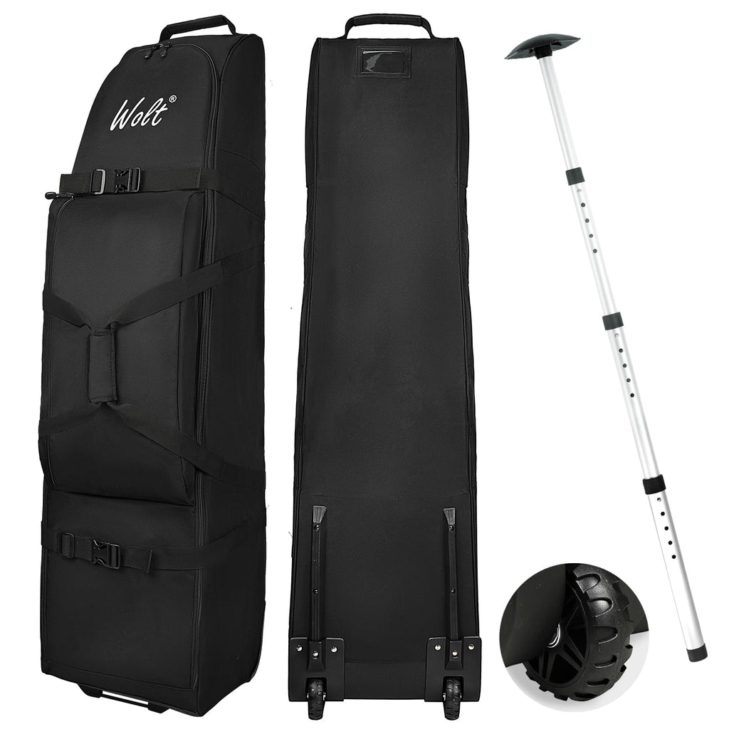 Wolt  Golf Travel Bag With Anti-Impact Support System - Soft Padded Golf Travel Case For Airlines, 900D Heavy Duty Oxford Fabric