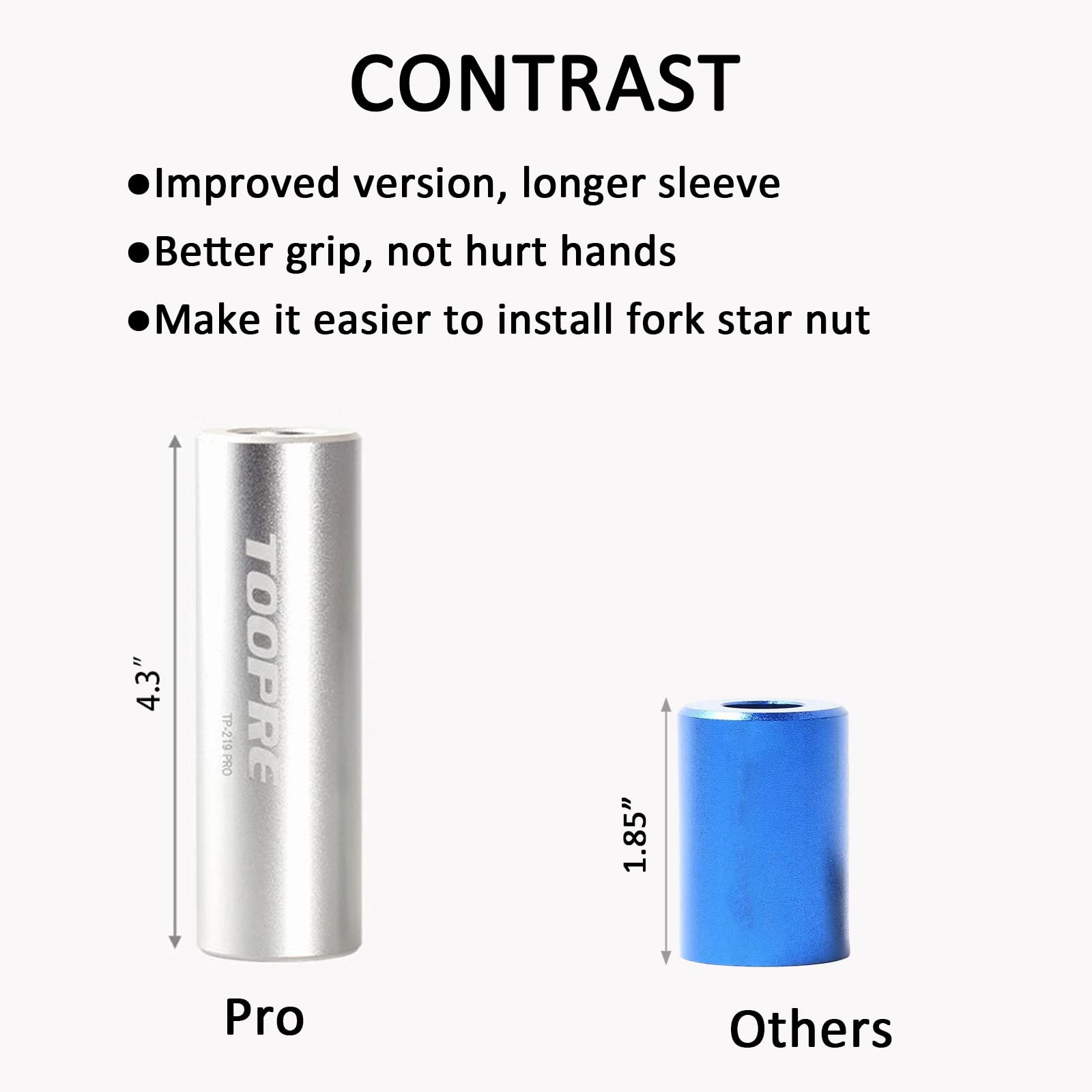 Goldeal Toopre Bicycle Fork Star Nut Setting Installer With 1 Spare Special Screw And 3 Star Nuts (For 7/8'',1'',1-1/8'')