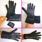 Lpcrilly Rechargeable Heated Gloves For Men And Women, Heated Gloves For Arthritis Hands,Ultrathin Hand Warmer Gloves Screen Tou