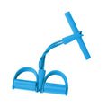 HEAVENGLOW Elastic Pedal Puller Resistance Band Pull Yoga Tension Rope for Back Abdomen Blue Sporting Goods Fitness, Running & Y