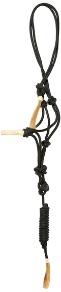Tough 1 50-1050-2-0 Horse Halter With Lead, Black