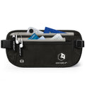 Venture4th RFID Money Belt Protect Yourself From Travel Theft Comfortable Durable and Lightweight (Black)