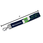 Rico Industries Nfl Football Seattle Seahawks Standard Wrist Lanyard Key Chain, Cute Wristlet Strap Keychain Holder For Women Me