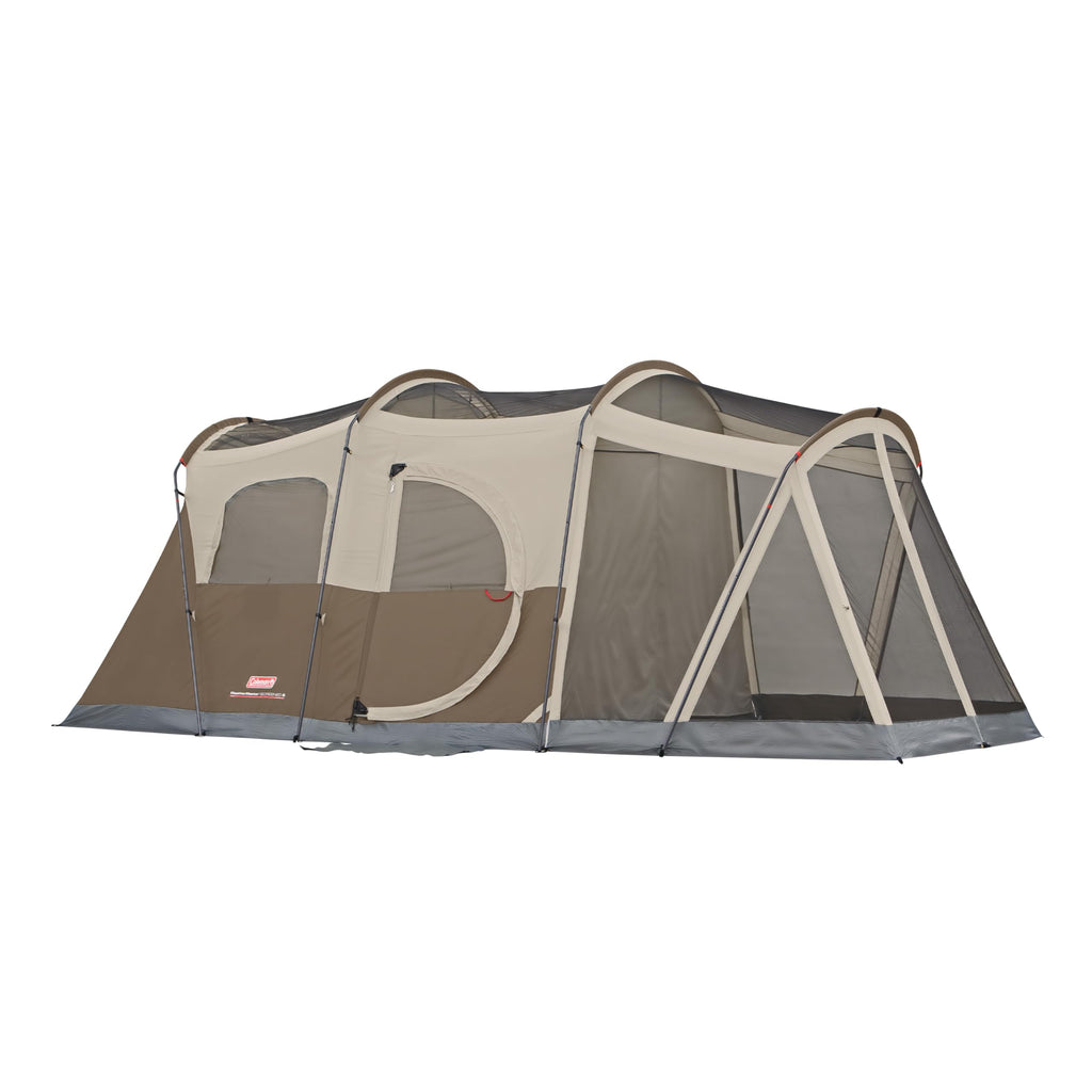 Coleman 6-Person Weathermaster Tent With Screened Porch, Weatherproof Tent With Screen Room, Rainfly & Carry Bag Included
