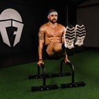 Titan Fitness Parallette Push Up Bar Set, 14In High Perfect For Home And Garage Gym Exercise Equipment, Gymnastics Floor Workout