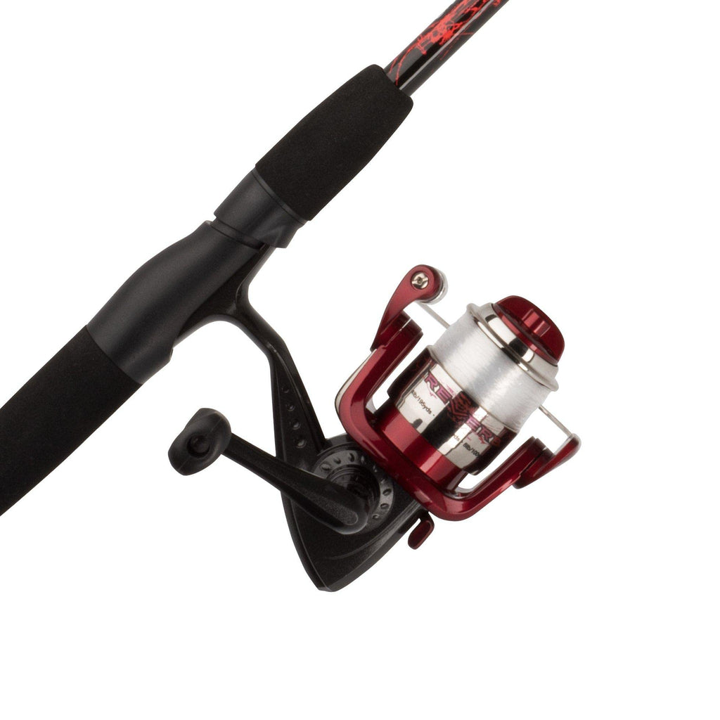 Shakespeare 1423944 Navigator Spincast Combo, 6' Length, 2Piece, 6-12 Line Rate, Medium Power, Ambidextrous, Blue & Red