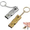 Whistle High Sound, 2 Pack Double Tube Loud Whistle For Camping, Sports Whistles For Coaches For Hiking, Survival, Sports, With
