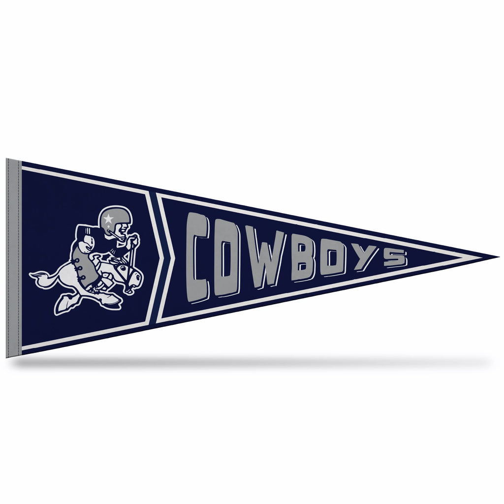Rico Industries Nfl Football Dallas Cowboys Retro - Alt 12'' X 30'' Felt Wall D  Cor Pennant - Great For Home/Bed Room/Man Cave