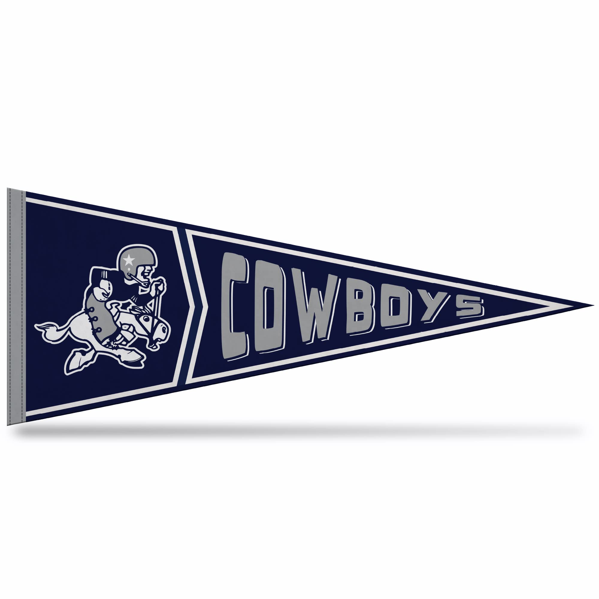 Rico Industries Nfl Football Dallas Cowboys Retro - Alt 12'' X 30'' Felt Wall D  Cor Pennant - Great For Home/Bed Room/Man Cave