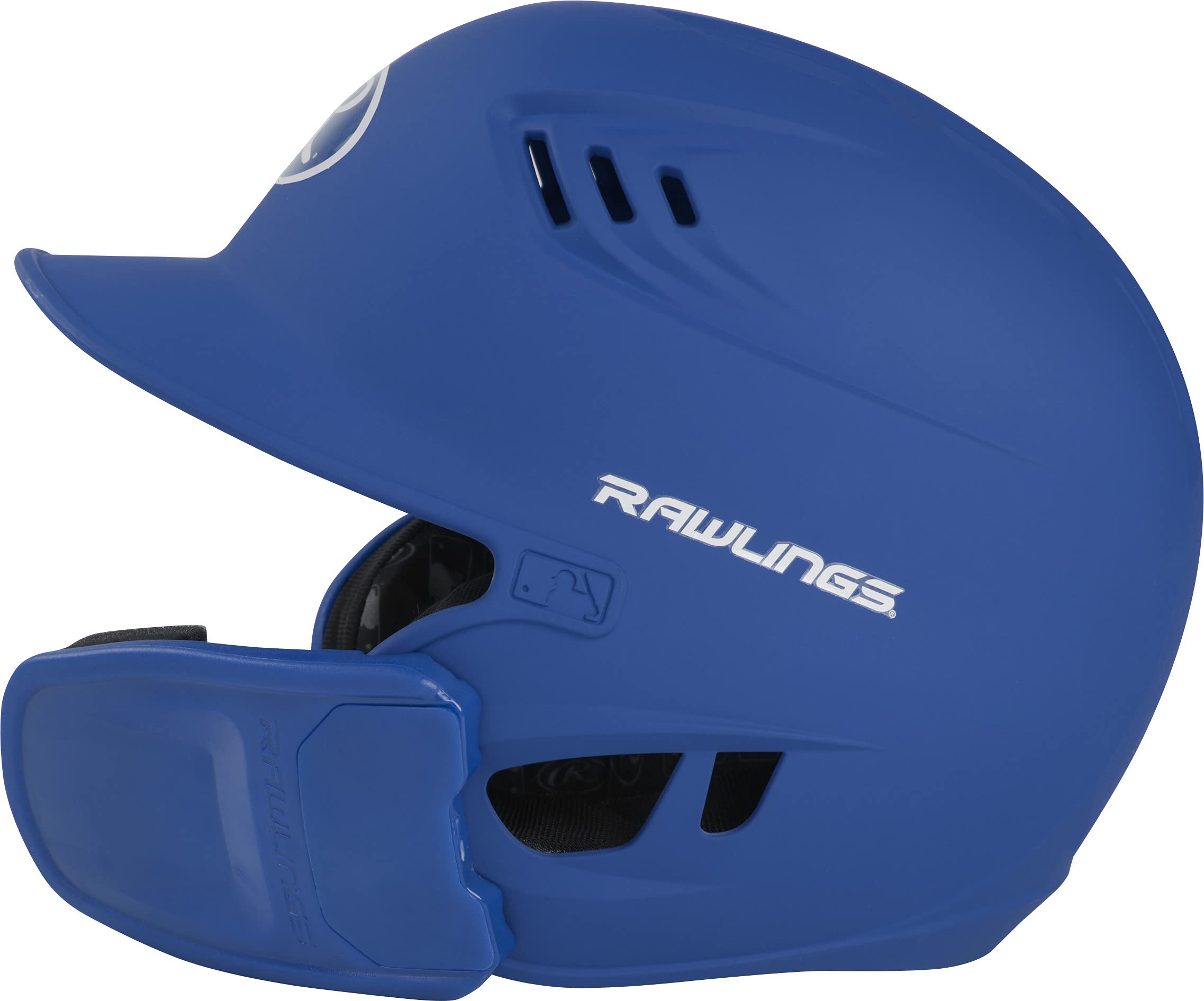 Rawlings | R16 Reversible Ext | Matte Batting Helmet | Reversible Face Guard | Junior | Matte Royal Junior (6 3/8'' - 7 1/8'')