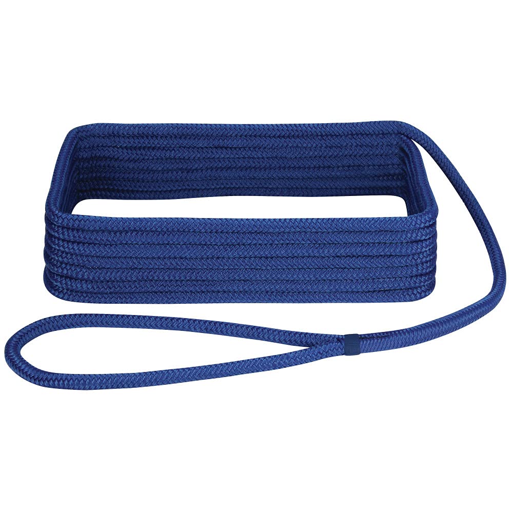 Extreme Max 3006.2129 Boattector Double Braid Nylon Dock Line - 1/2'' X 25', Royal Blue