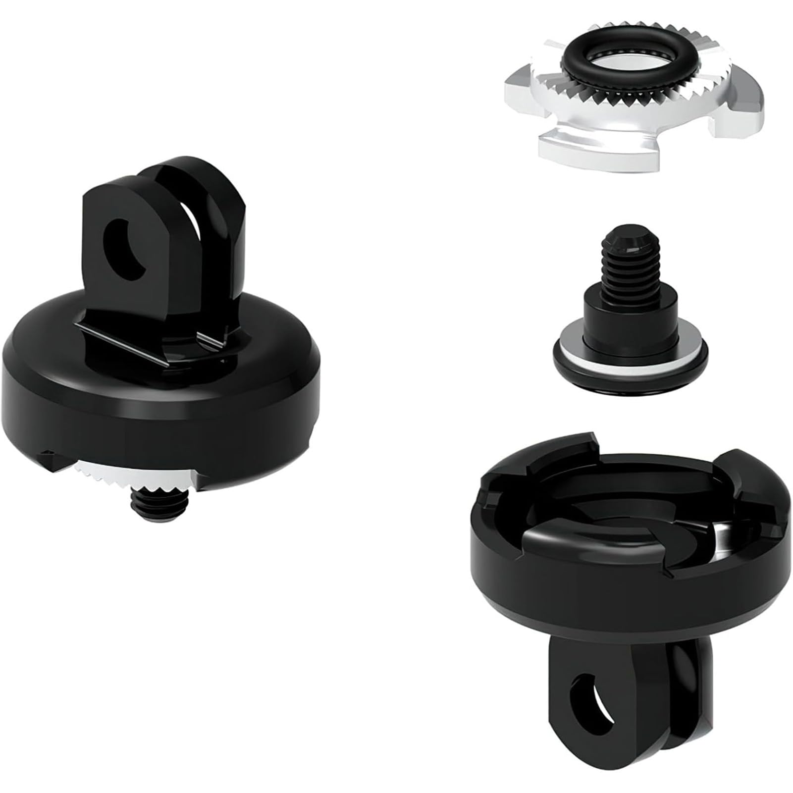 LEZYNE LED qPRO Mount | Durable Lightweight CNC-Machined Aluminum Compact Quick-Release LED Mount with Ultra-Secure Locking Mech