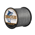 Hercules Braided Fishing Line 1500M 1640Yds 10Lbs-200Lbs Pe Superline 8 Strands (Grey 15Lb/6.8Kg 0.16Mm)