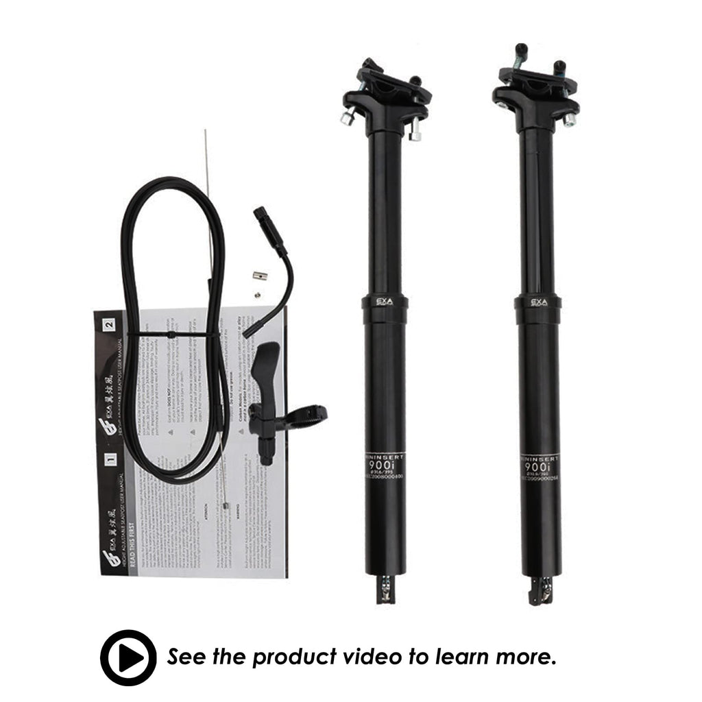 Exa Form 900I 30.9Mm Dropper Post With Remote Lever And Cable Kit Mtb/Ebike Internal Routing Dropper Seatpost For Mountain Bike(