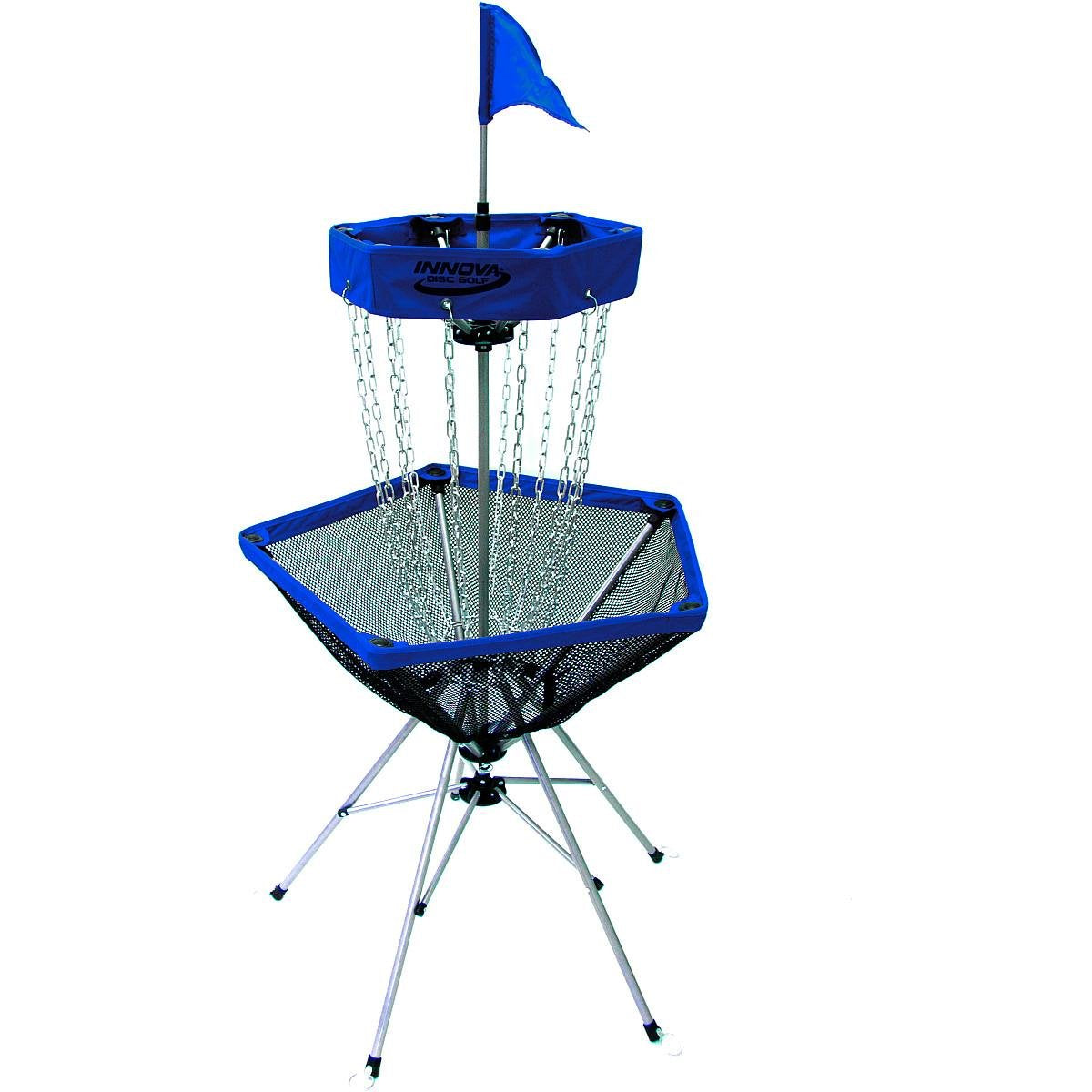 Innova Discatcher Traveler Target - Portable, Lightweight Disc Golf Basket, Colors May Vary, Blue