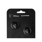 Wilson Rf Tennis Dampener - 2 Pack, Black