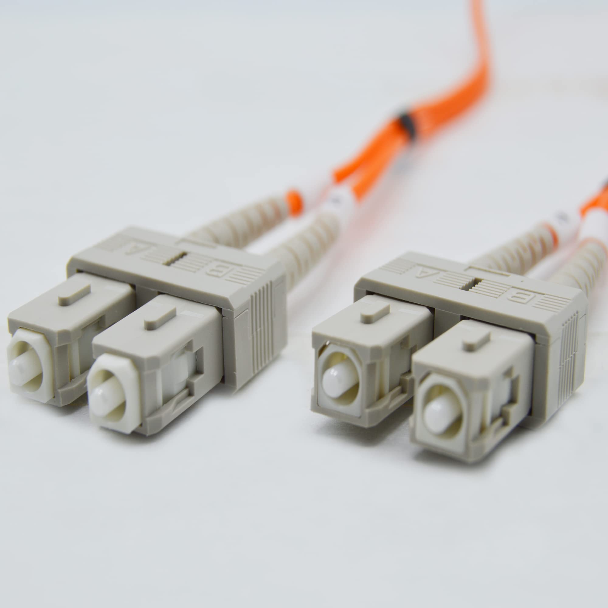 Fibercablesdirect - 300M Om1 Sc Sc Fiber Patch Cable  1Gb Duplex 625125 Sc To Sc Multimode Jumper 300 Meter (98425Ft)  Length Op