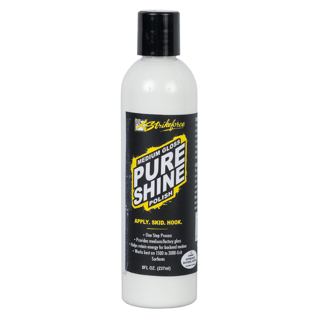 Strikeforce Bowling Pure Bowling Ball Polish (Pure Shine White, 8Oz)