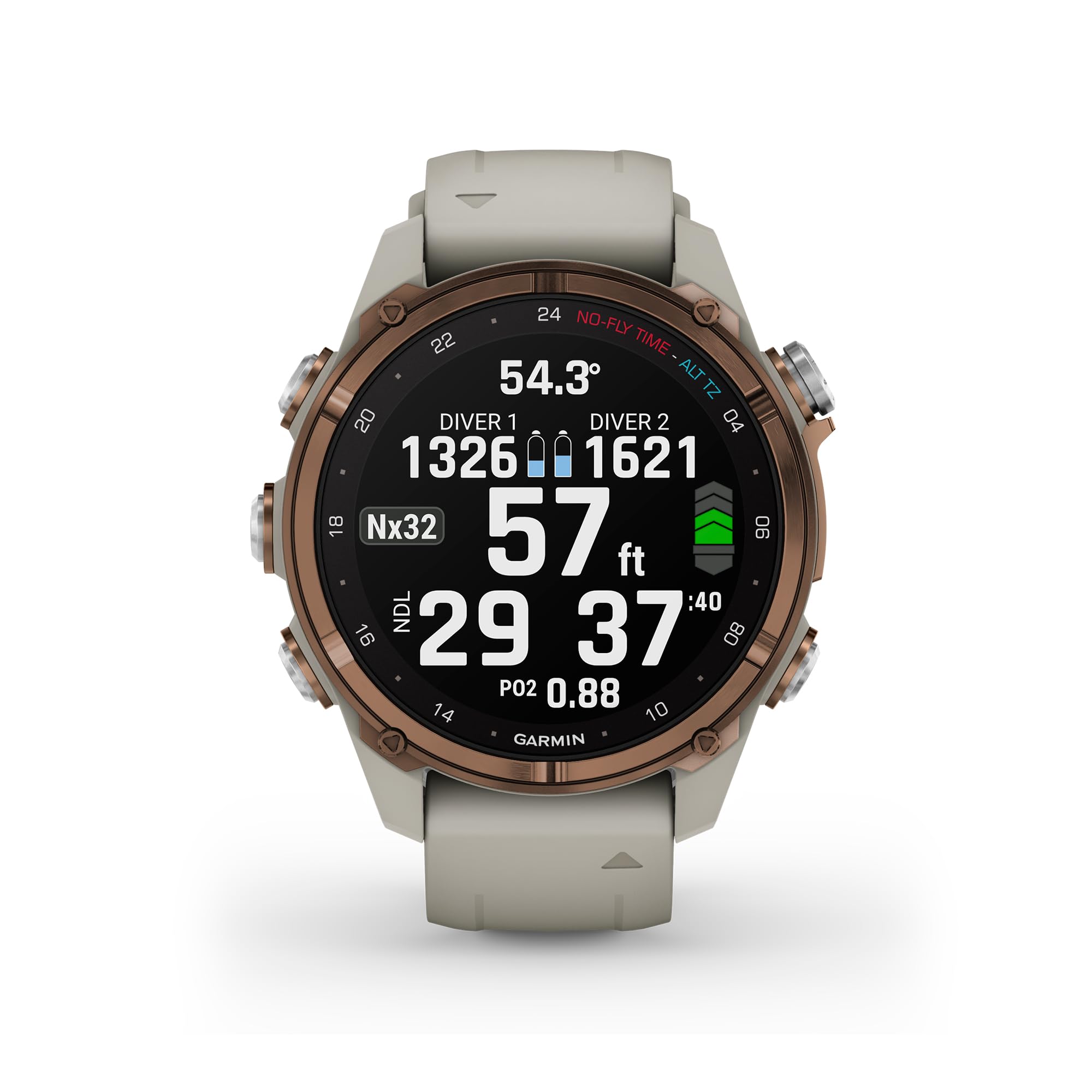 Garmin Descent Mk3I, Dive Computer And Multisport Gps Smartwatch, Air Integration, French Gray