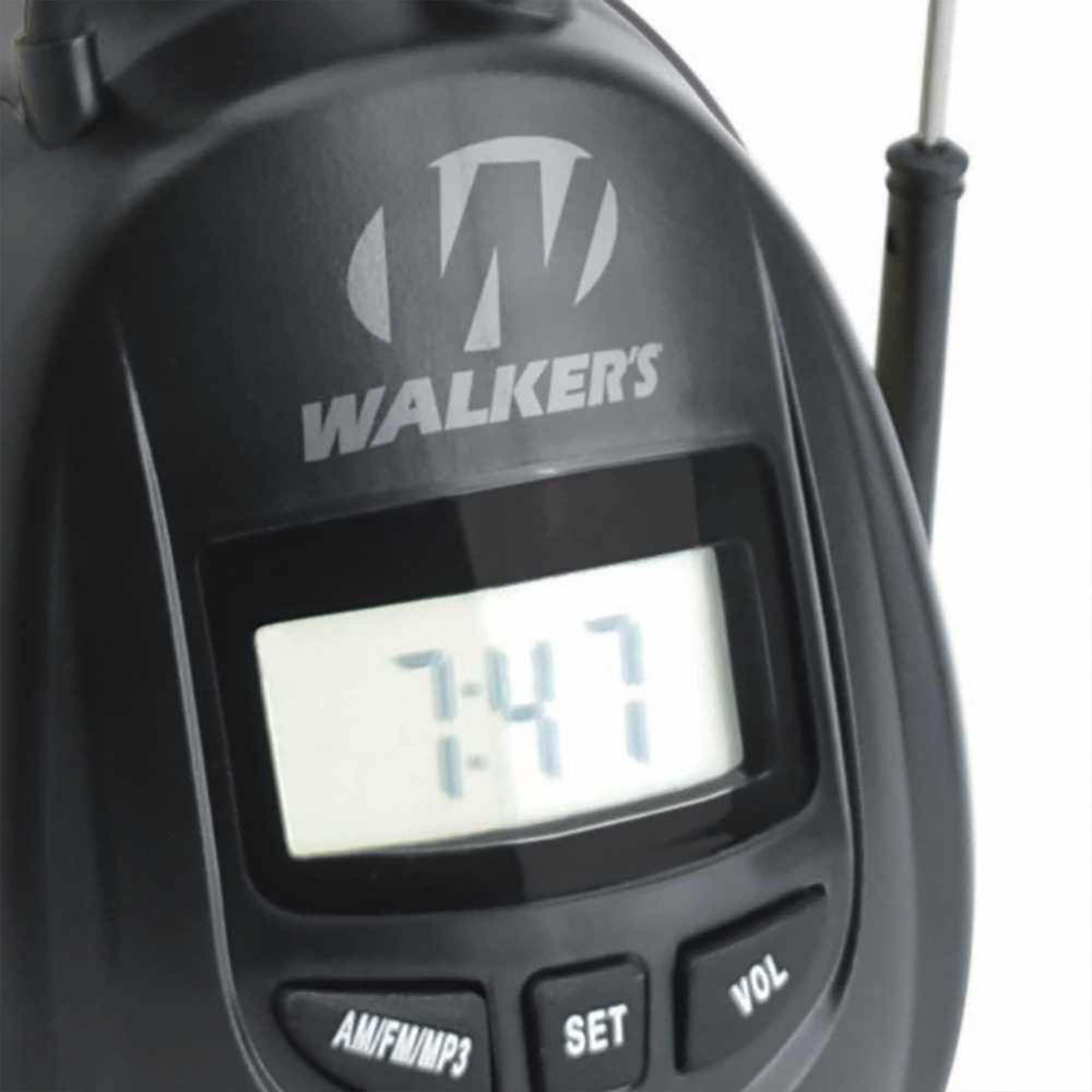 Walker'S Digital Am/Fm Radio Muff - 25Db Noise Reduction Rating Hunting Shooting Hearing Protection Electronic Earmuffs W/ Radio