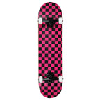 Krown Krrc-56 Rookie Checker Skateboard, Black/Pink, 7.75''
