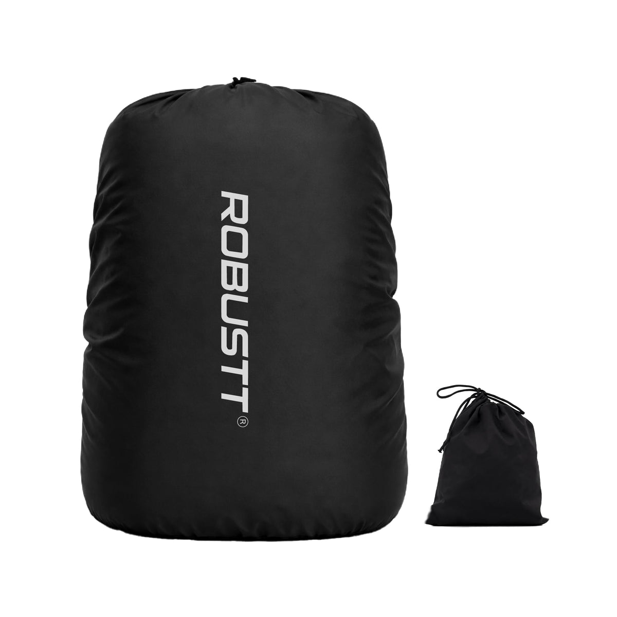 Robustt Waterproof Rain Cover for Bag | Fits Bags Up to 45L | Water Proof Backpack Rain Cover with Securing Strap & Elastic Grip