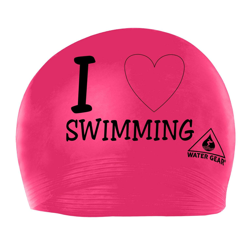 Water Gear Latex Swim Cap- Keeps Hair Dry And Secure - Comfortable And Great Fit - Shave Time Off Your Lap - Swim Caps For Men W
