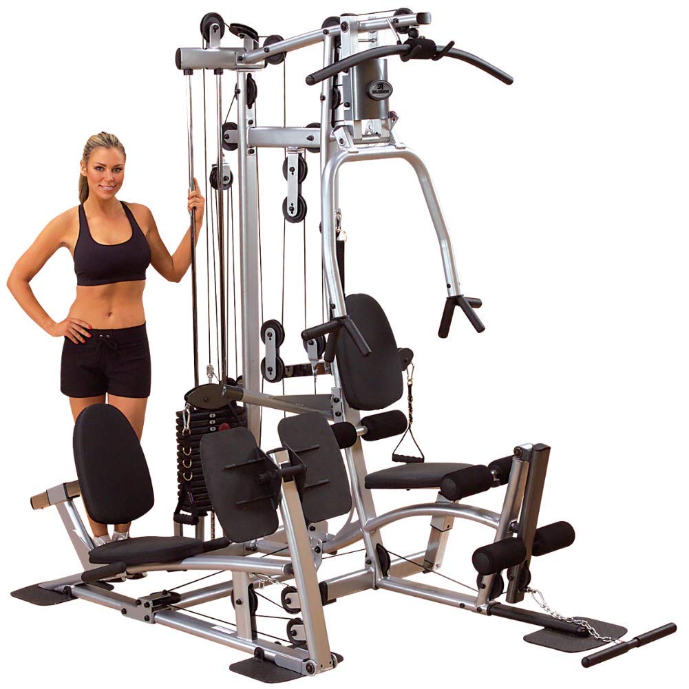 BodySolid Powerline (P2LPX) MultiStation Single Weight Stack Home Gym Machine, Arm & Leg Strength Training Functional Exercise