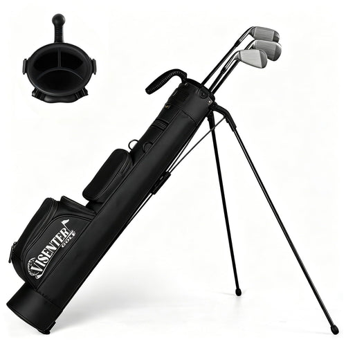 3-Way Sunday Golf Bags for Men, Lightweight Par 3 Golf Bag,for Driving Range, Par 3 and Executive Courses with Ball Holder and P