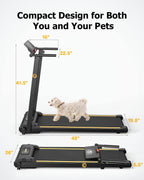 Urevo Walking Pad Treadmills For Home Office, Under Desk Compact Design Treadmill Portable Walking Pad Treadmill With Remote Con
