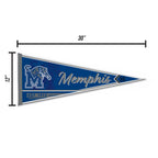 Rico Industries Ncaa Memphis Tigers Classic 12'' X 30'' Felt Wall D  Cor Pennant - Great For Home/Bed Room/Man Cave D  Cor