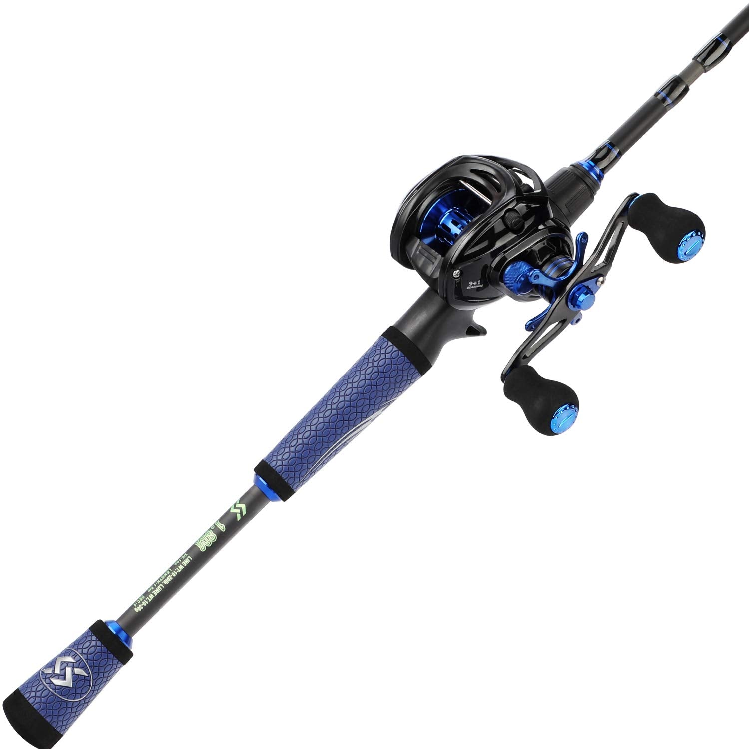 Sougayilang Fishing Reel Rod Combos Fishing Poles With Baitcasting Reel For Travel Freshwater-1.8M/5.9Ft With Right Handed Fishi