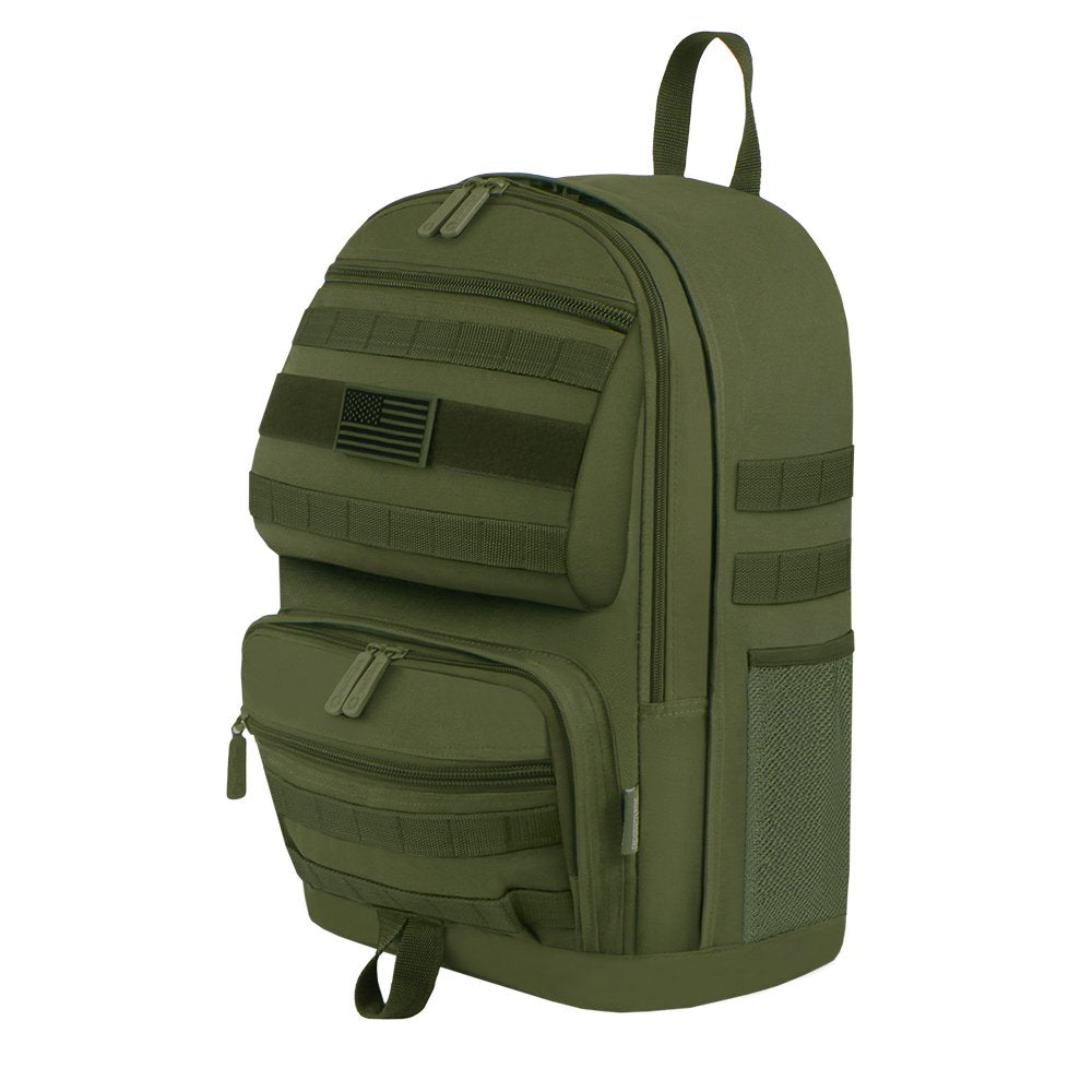 East West U.S.A Rt509 Tactical Molle Sport Military Assault Rucksacks Hiking Trekking Bag, Olive