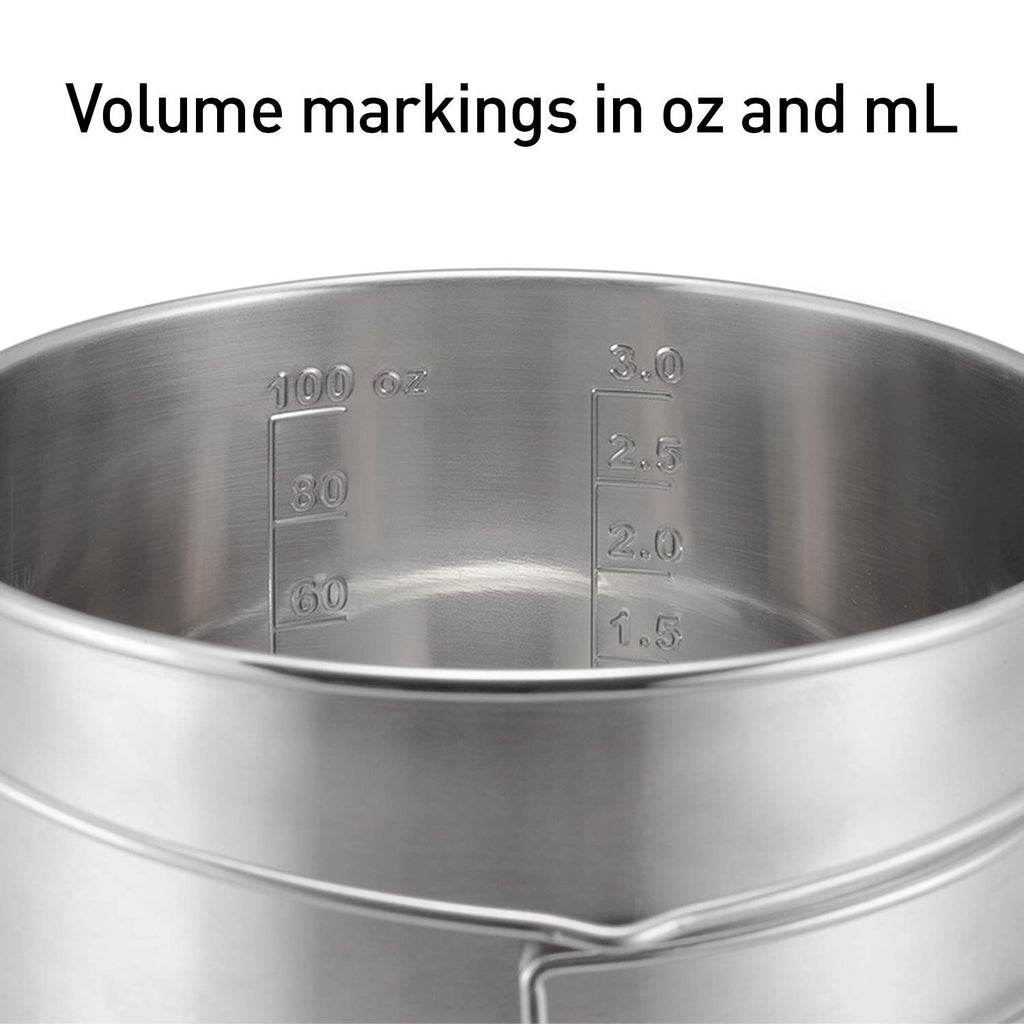 Solo Stove 2 Pot Set: Stainless Steel Companion Pot Set For Solo Stove Campfire. Great For Backpacking, Camping, Survival