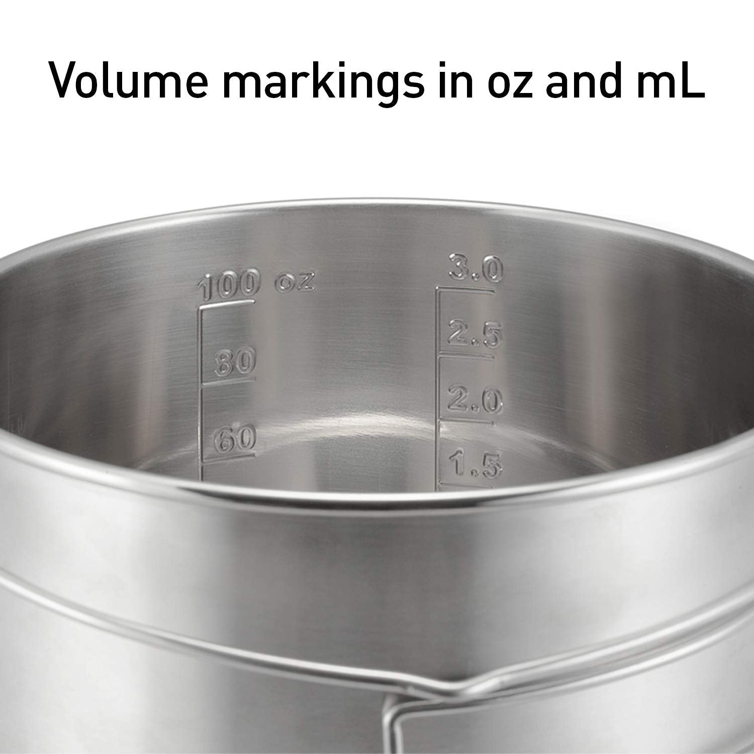 Solo Stove 2 Pot Set: Stainless Steel Companion Pot Set For Solo Stove Campfire. Great For Backpacking, Camping, Survival