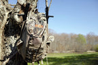 Mojo Outdoors Mojo Pack, Padded Straps, Zippered Closure, Weather Flap Decoy Backpack For Duck Hunting, Beige, One Size, (Hw2310