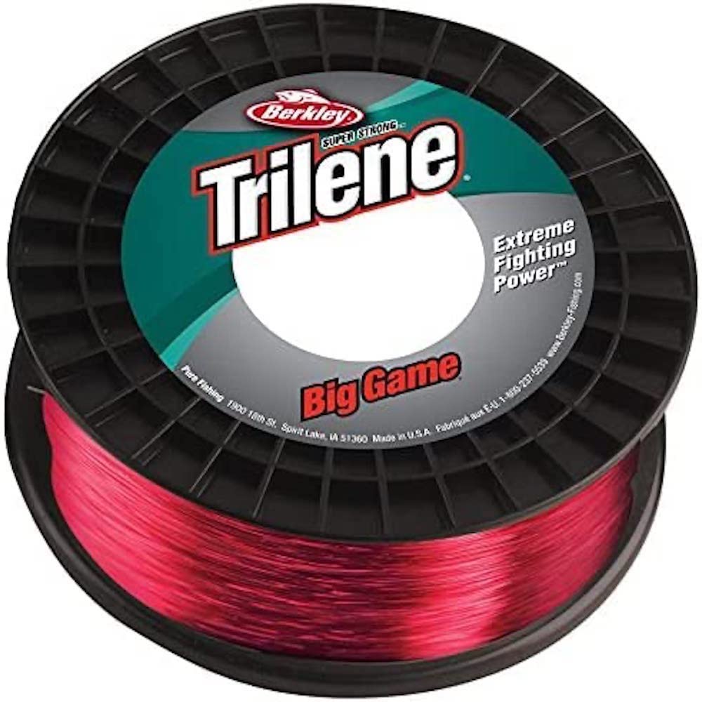 Berkley Trilene Big Game, Fishing Line, Monofilament, Allround Fishing,Unisex, Red, 0.60mm | 25kg | 55lb | 600m